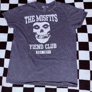 The Misfits Fiend Club Graphic Tee - Gray